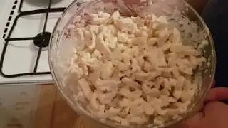 Delicious salad of squid