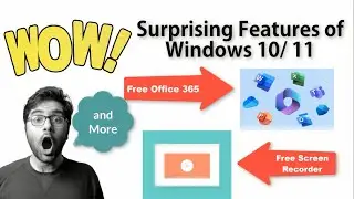 Amazing Features of Windows 10/ 11. Free Office 365 and more. #windows10 #windows11