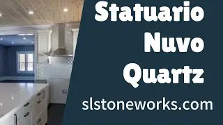 Statuario Novu Quartz kitchen Countertop code 4029  #slstoneworks #kitchenrenovation