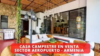 Casa campestre en Venta - Eje Cafetero - Armenia - Sector Aeropuerto el Edén