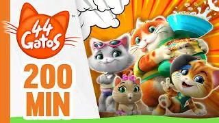 44 Gatos | ¡200 Minutos de Poder Gatuno! ¿Estás listo para la diversión total? 🚀✨