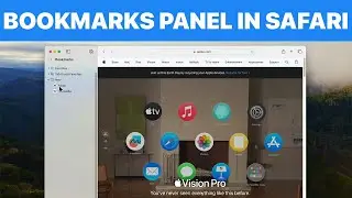 How to Show Bookmarks Panel in Safari on Mac (Tutorial)