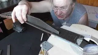 Выстрагивание накладки под седло-часть 3(видео №1019).