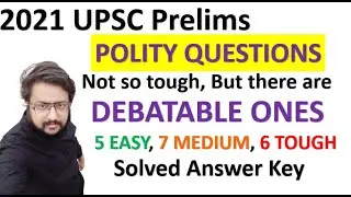 UPSC PRELIMS 2021 ANALYSIS | UPSC PRELIMS 2021 POLITY QUESTIONS |UPSC PRELIMS 2021 CUT OFF |VYSH IAS