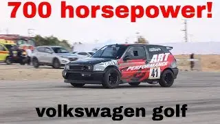 DRAG DIMONA 2017 - 700 horsepower VW Golf! דראג דימונה 2017 חנוכה