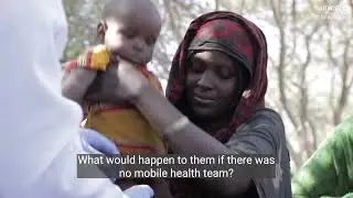 Mobile health and nutrition team in the Afar region