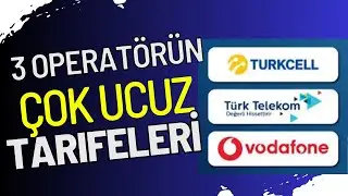 Turkcell, Vodafone ve Türk Telekom'un EN UCUZ TARİFELERİ (10GB 135 TL