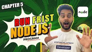 🚀 Node.js Basics: Writing and Executing Your First Script in Hindi 2024 🧑‍💻