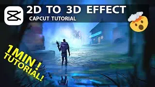 2D images to 3D animation in 1min! - CapCut tutorial ( Super easy!)