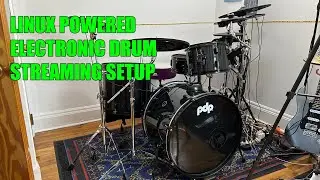 Linux Powered E-Drum Live Streaming Setup