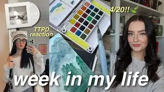 week in my life 🌿 social media detox, tortured poets reaction