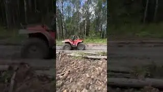 Тест-драйв квадроцикла-вездехода на шинах низкого давления 