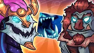 Who would Win? A Star Dragon or a Big Chomp? [League of Legends Aurelion Sol and Trundle ANIMATION]