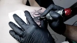 Deer Oriental Brush Tattoo | Time Lapse | Real Time