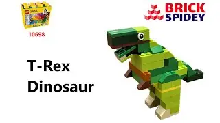 How to make a T-Rex Dinosaur 티렉스 using Lego Classic 10698