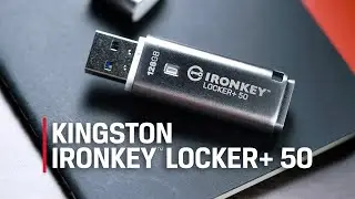 USB Drive with XTS-AES Encryption – Kingston IronKey Locker+ 50 Encrypted USB Drive