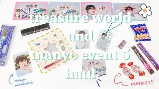 treasure world merch and manyo event 5 | haul & unboxing 💎