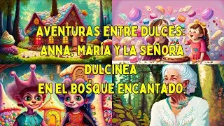 Aventuras entre Dulces: Anna, María y la Señora Dulcinea en el Bosque Encantado. #cuentosinfantiles