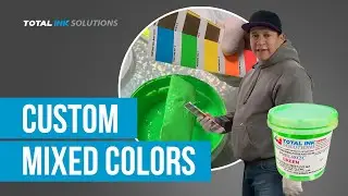 Custom Mixed Colors :: Screen Printing Supplies & Equipment | Total Ink Solutions