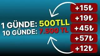 1 GÜNDE 500 TL PARA KAZANMAK! 🔥 ÇALIŞMADAN PARA KAZANMA 🔥 İNTERNETTEN PARA KAZANMA 2024