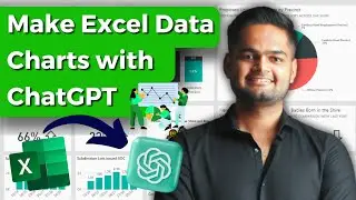 How to make stunning Excel Data Visualization with ChatGPT : Excel ChatGPT | Be10x