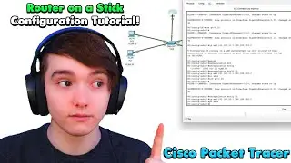 Router on a Stick Configuration Tutorial! | How to Configure ROAS on Cisco Packet Tracer | CCNA Prep