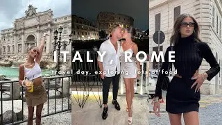 first time in italy, rome! lots of food, hotels, and travel days