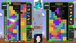 Tetris 99: Wumbo vs. Tafo Part 2 (Split-Screen) ➤ God-Tier Invictus Showdown