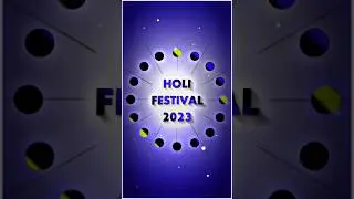 Holi Status 2023||Holi Coming Soon Status||Happy Holi Status|Holi whatsapp Status video#holi#shorts