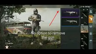How to remove gun from hand in lobby Pubg Mobile 0.14.0