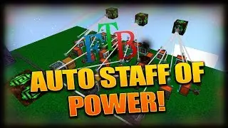 Auto Draconic Staff of Power and Awakened Gear Setup | Skyfactory 3