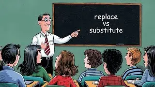 Difference Between Replace and Substitute | English Vocabulary Explained with Examples