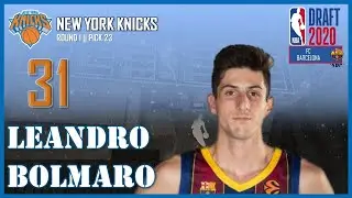 2020 NBA DRAFT: Leandro Bolmaro [New York Knicks] ᴴᴰ
