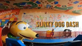 Slinky Dog Dash | Disney's Hollywood Studios | Front Row POV | 2023