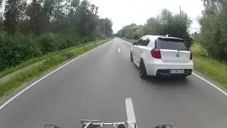 Kreidler FKart 170 passes BMW M3 and modded BMW 1series