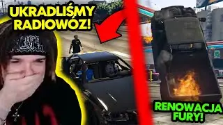 RENOWACJA AUT I KRADZIEŻ RADIOWOZU! (GTA RP 5CITY)