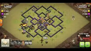 Town hall 8 war easiest attack strategy