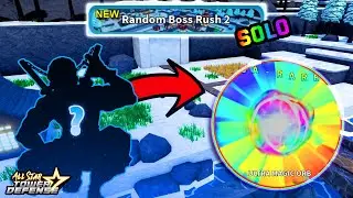 Get This Unit = INSTANT WIN! | Solo Random Boss Rush 2 - All Star Tower Defense (Roblox)