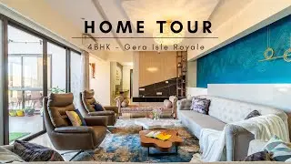 Home Tour of Gera Royale #pune  Designed by Upside Artist