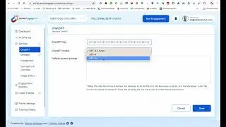 Add OpenAI key to Genius Engager AI