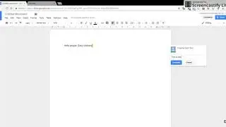 how to add comments on google docs
