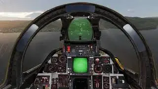 DCS F-14A Scrambles to intercept (Takeoff to Landing)