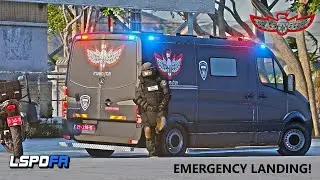 EMERGENCY LANDING!  חבלן משטרה | GTA 5 LSPDFR 4K (162