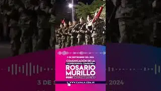 Compañera Rosario Murillo: Hoy disfrutaremos del desfile que representa la fortaleza del Ejército