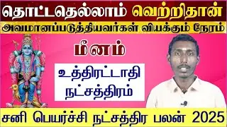 மீனம் உத்திரட்டாதி நட்சத்திரம் சனி பெயர்ச்சி 2025 - Meenam Uthirattathi Natchathiram Sani Peyarchi