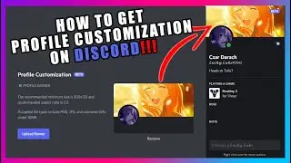How to get profile customizations on discord.