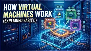 How Virtual Machines Work – Running Multiple Computers Inside One Computer.