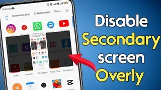 How to Disable Secondary Display in Android ||Turn off Screen Overlay in android