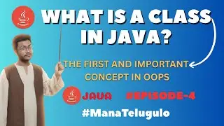 Java Class in Detail: From Syntax to Stack & Heap (Complete Guide in Telugu)