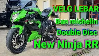 Kawasaki Ninja 250RR mono Double disc Modifikasi Tapak lebar